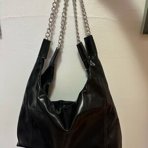 Elegant Black Chain Strap Women's Bag